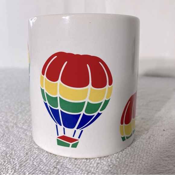 Vintage FTD Especially For You Rainbow Hot Air Balloon Ceramic Collectible Mug - Picture 6 of 9